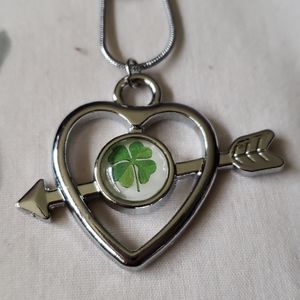Heart Clover Necklace